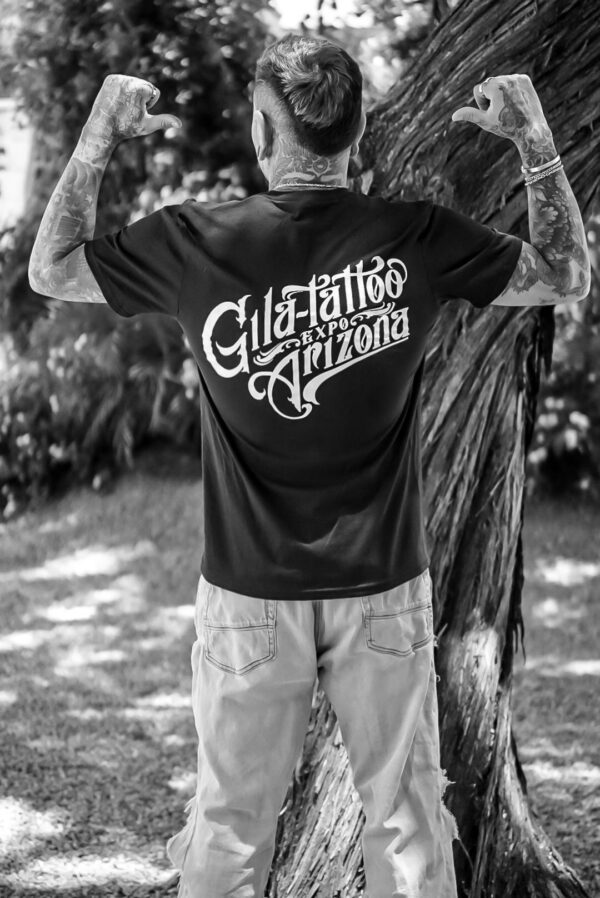 2025 Gila Tattoo Expo Unisex T-Shirt - BLACK - Image 3