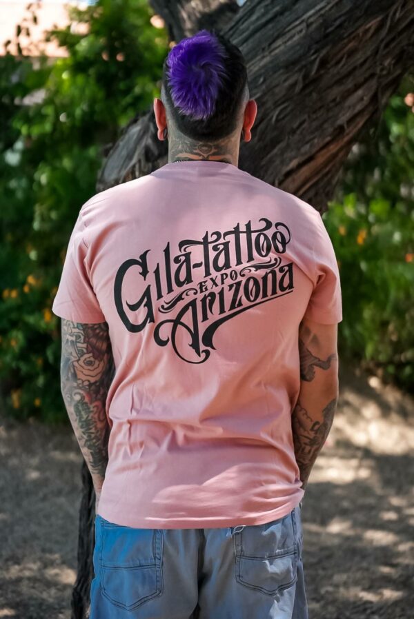 2025 Gila Tattoo Expo Unisex T-Shirt - PINK - Image 3