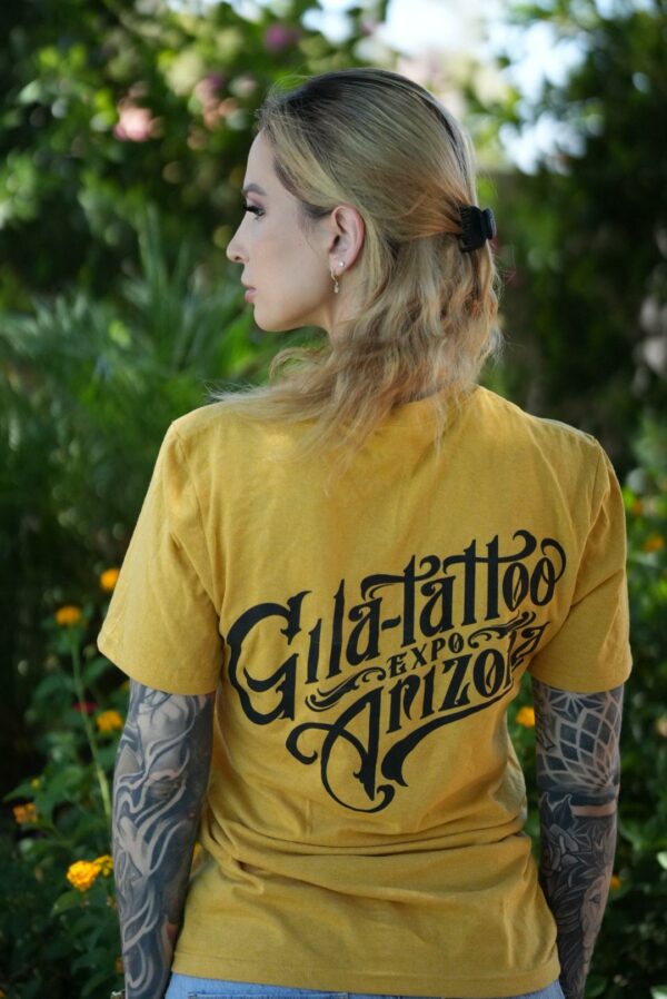 2025 Gila Tattoo Expo Unisex T-Shirt - GOLD - Image 3