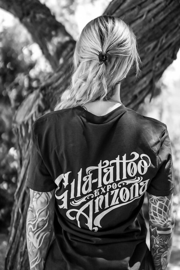 2025 Gila Tattoo Expo Unisex T-Shirt - BLACK - Image 4